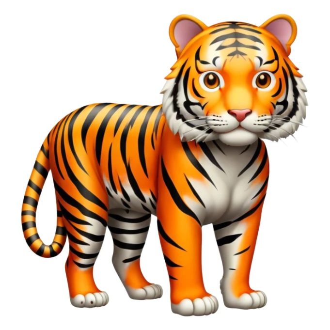 japanese tiger all body sticker