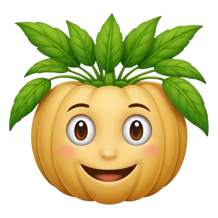 1 grano de poroto con cara sticker