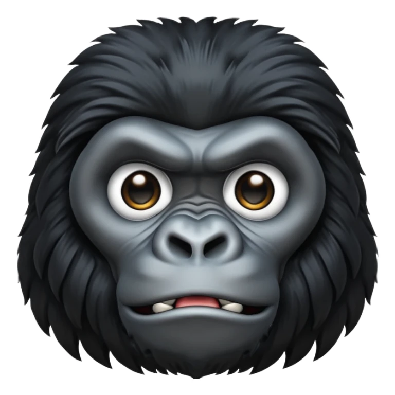 gorilla head sticker