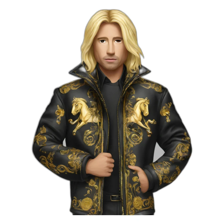 The Horse in the versace coat sticker