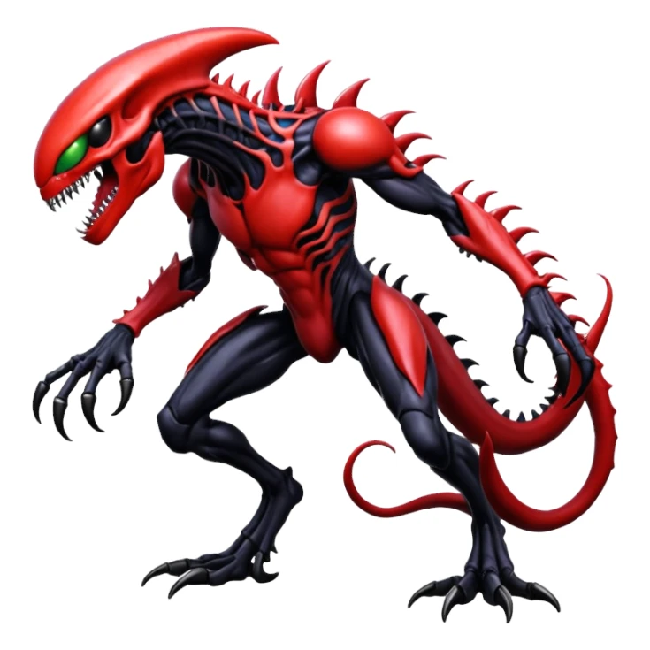 Venom-Xenomorph-Darkrai-Genesect-fusion, full body sticker