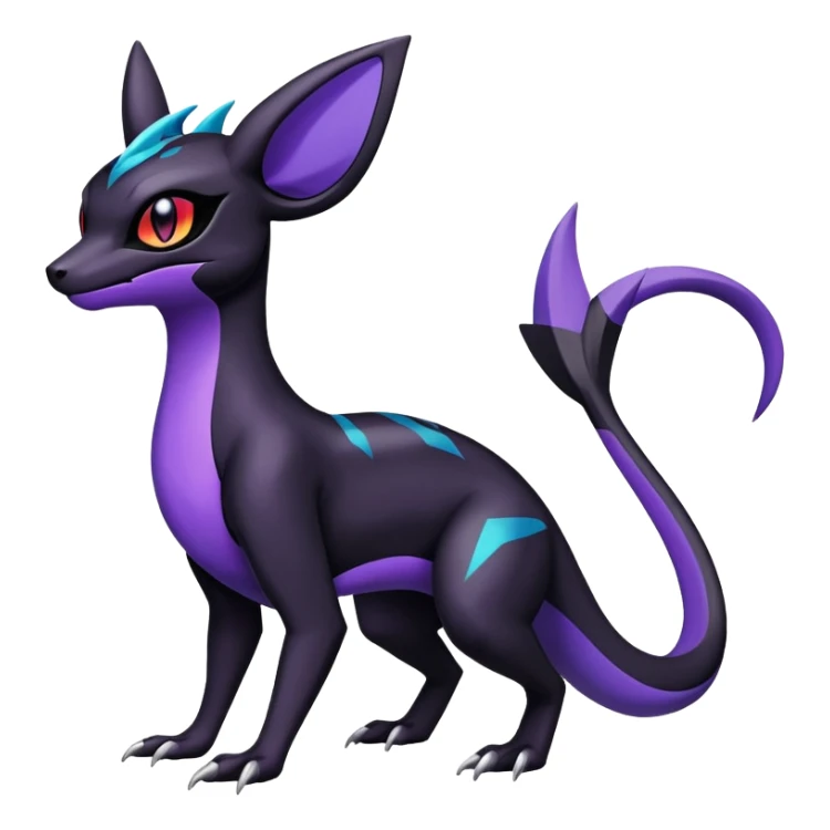 Salandit-Noivern-Umbreon-Hybrid (Full body) sticker