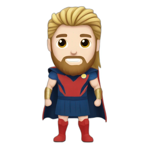 thor style messi sticker