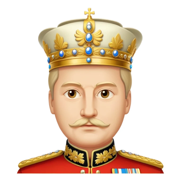 Emperor of the Russian Empire Nicholay II sticker