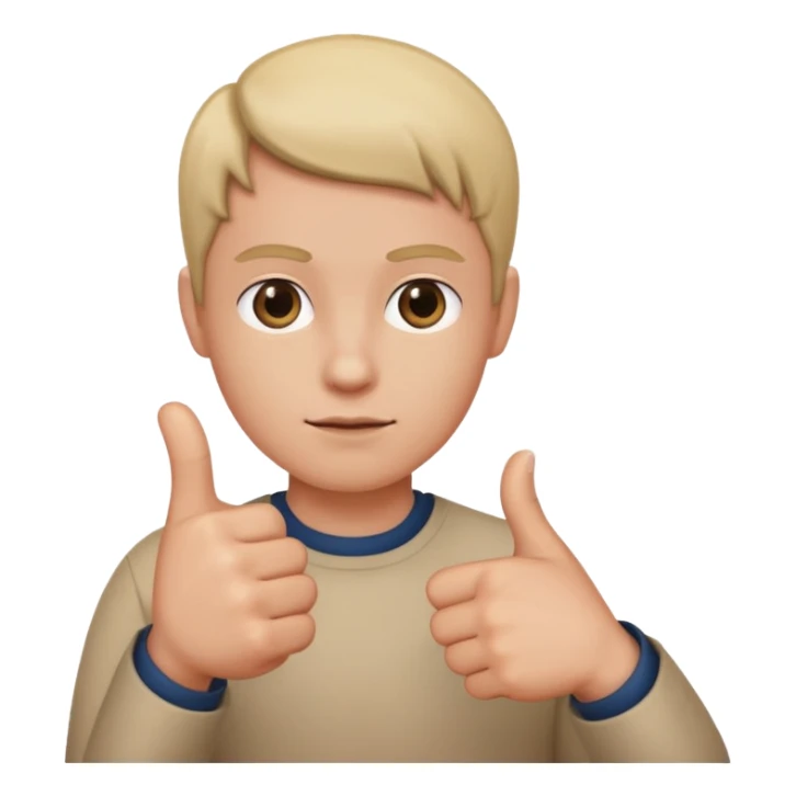 Person pointing with thumb to the side and side eyeing  sticker