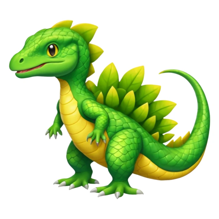 Sandile-Helioptile-Grovyle-fusion (full body) sticker