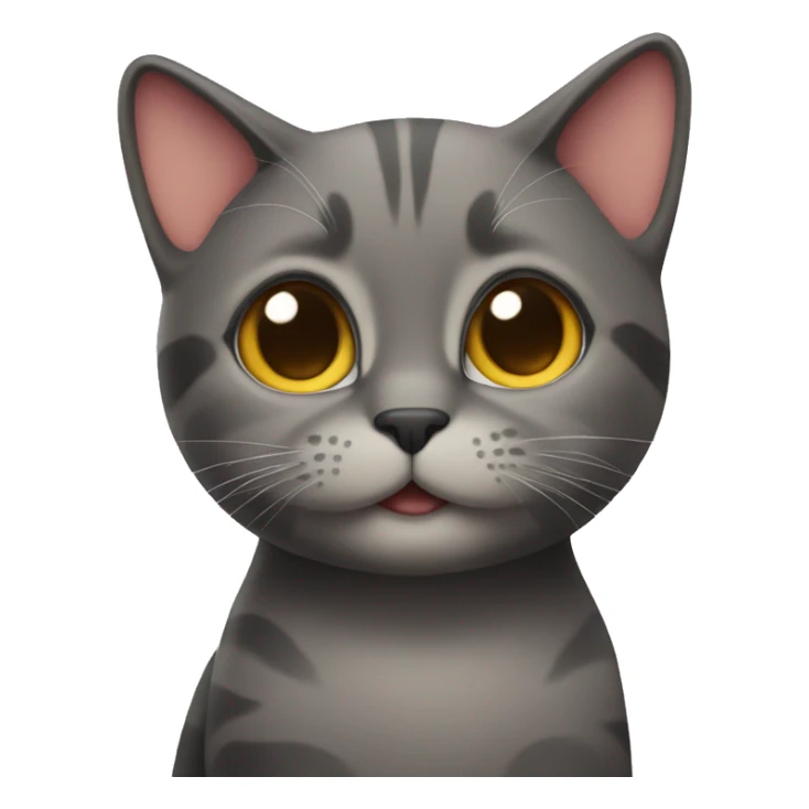 Cat saying I love you  sticker