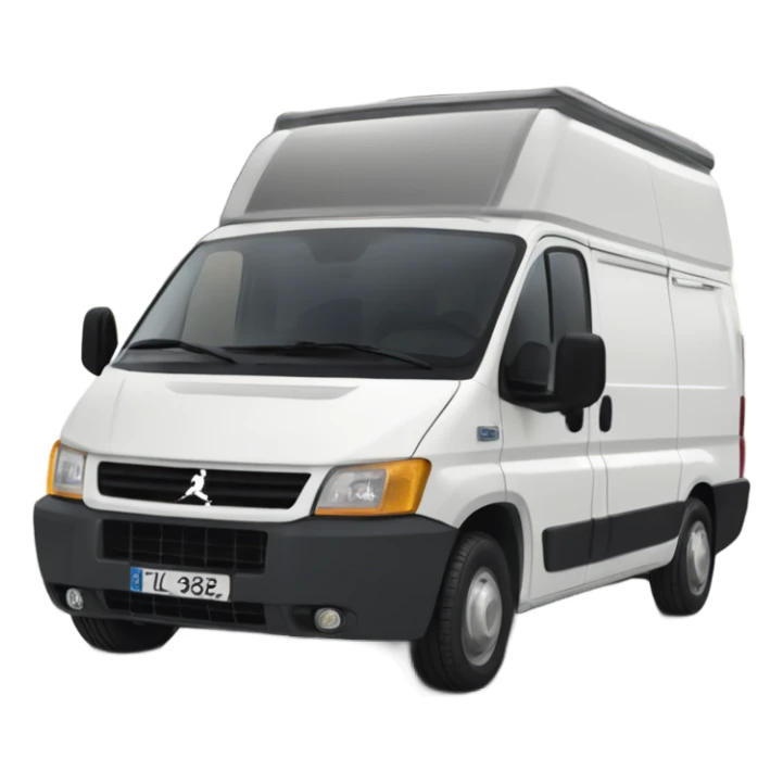 Peugeot Boxer als Van mit zwei fenster seitlich sticker