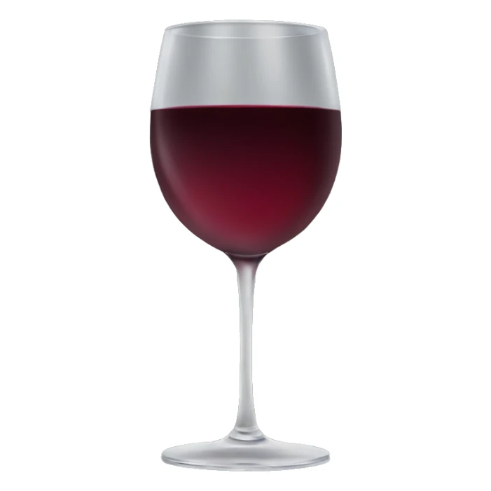 A glass of wine sticker