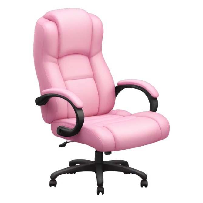 Pastel pink gaming chair sticker