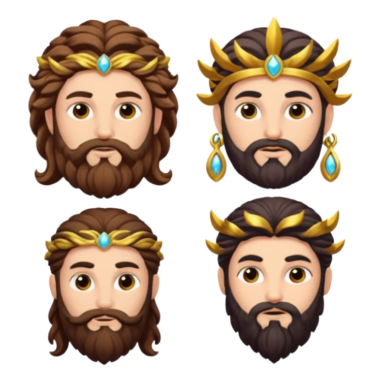 dionysus, zeus, and semele  sticker