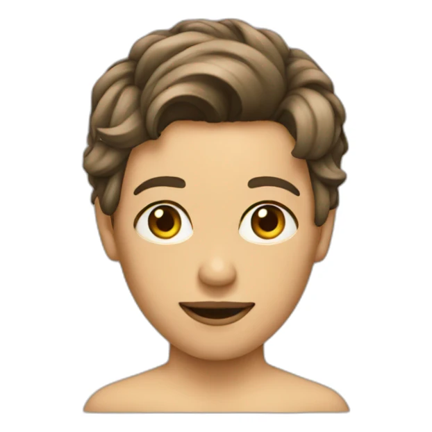 Homme dans femme sticker