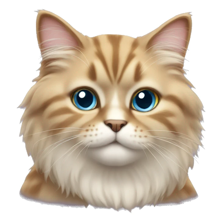 fluffy cat sticker