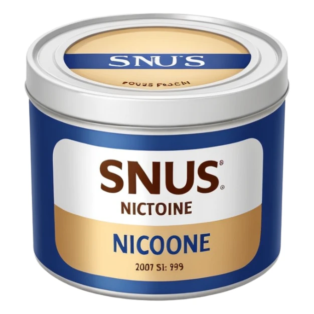Snus nicotine pounches sticker