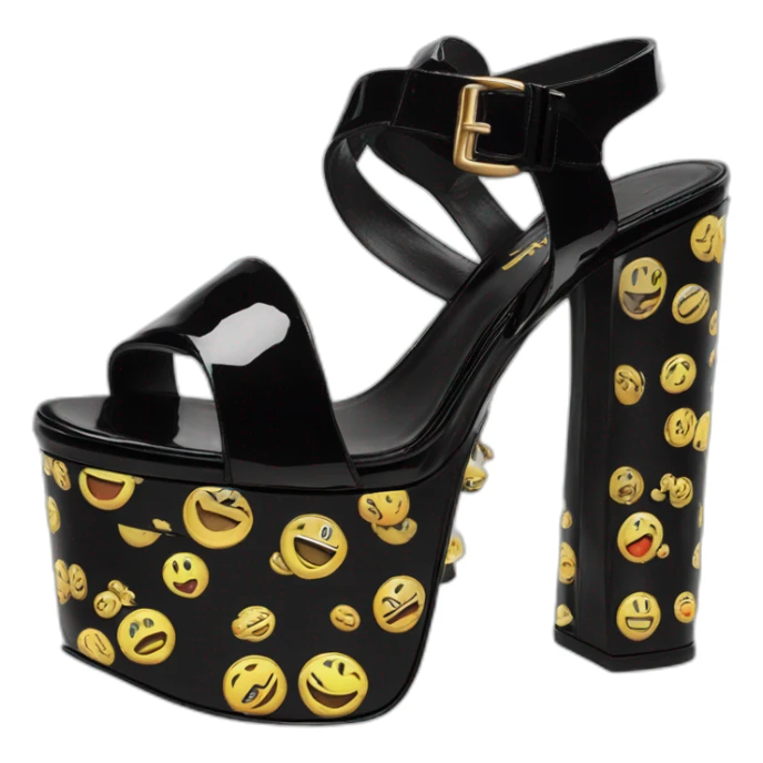 ysl black patent TRIBUTE PLATFORM SANDAL PATENT LEATHER sticker