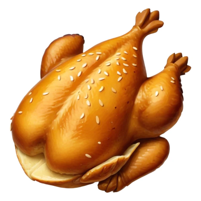baked chicken sticker