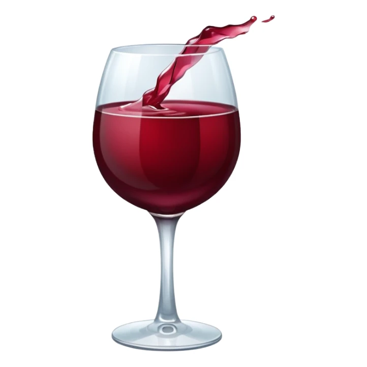glass of wine  sticker