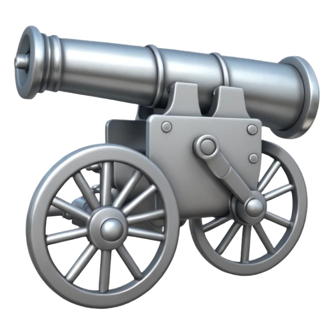 A cannon for Arsenal FC sticker