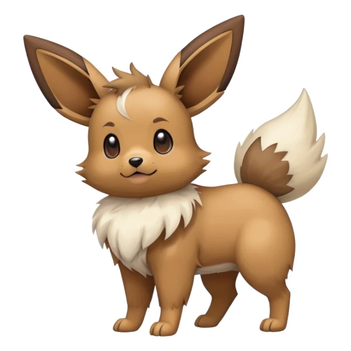 Buneary-Eevee-Rockruff-Hybrid (Full body) sticker