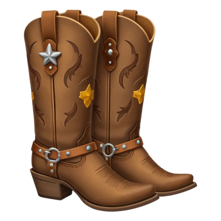 Cowgirl boots sticker