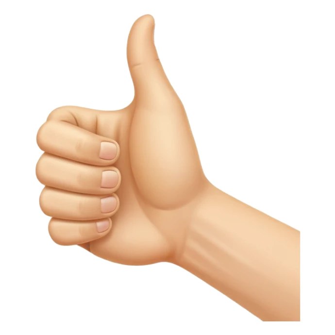 thumbs up emoji sticker