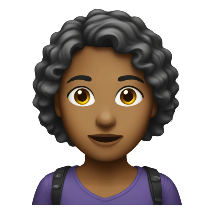Musician girl emoji sticker