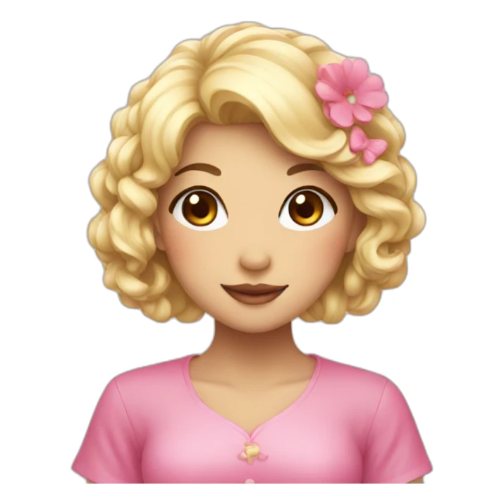 a kawaii beauty sticker