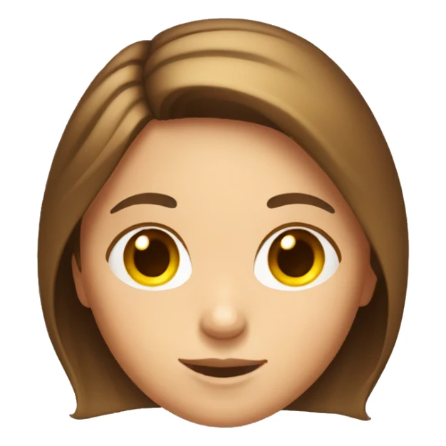 girl with brown hair tanning sticker