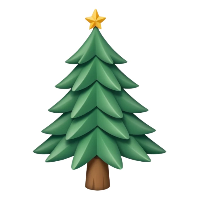 Lignes gravées dans papier en forme de petit sapin. Traits délicats. Logo pour réseaux sociaux. sticker