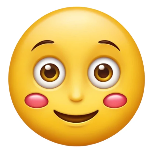 Un emoji jaune qui mange son doigt en mode draguer  sticker