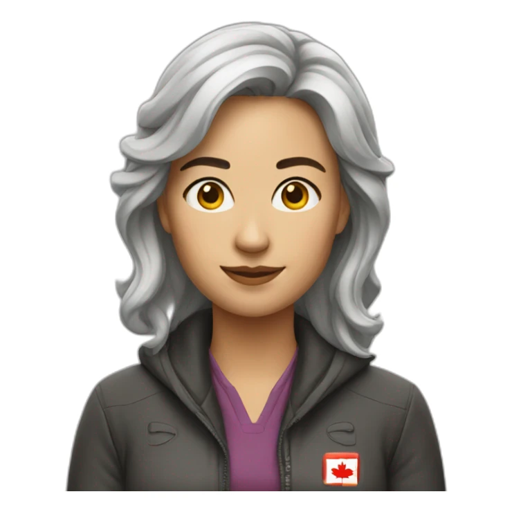 Canadian woman sticker