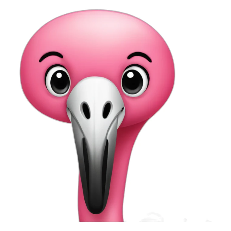 happy flamingo sticker