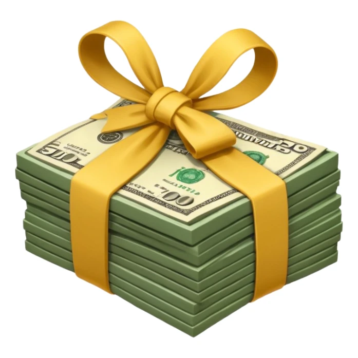 a bundle of money sticker