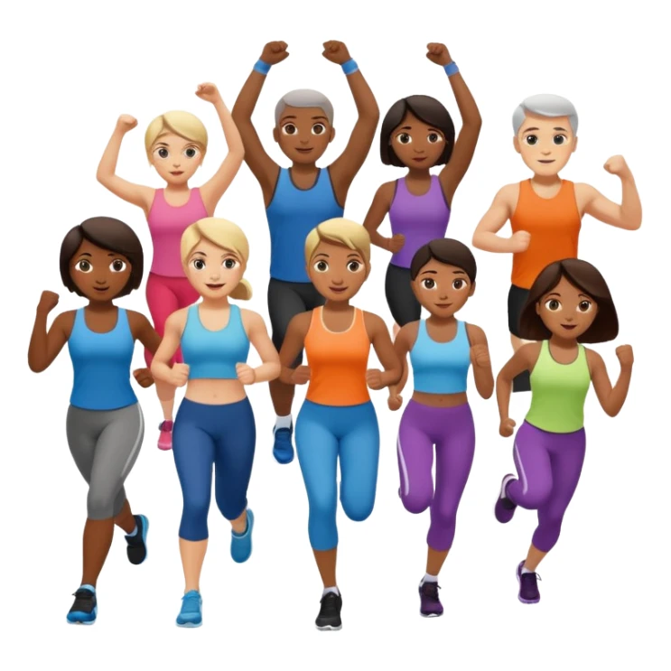 community fitness events sticker