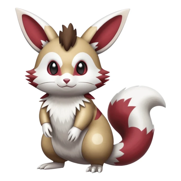 Shiny Furret-Minccino-Zangoose-Hybrid (Full body) sticker