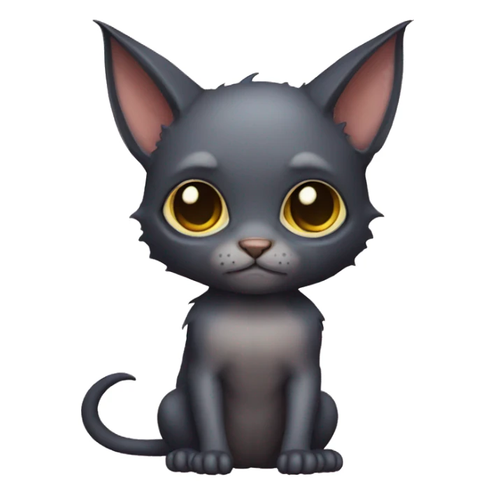 Bat-cat-hybrid full body sticker