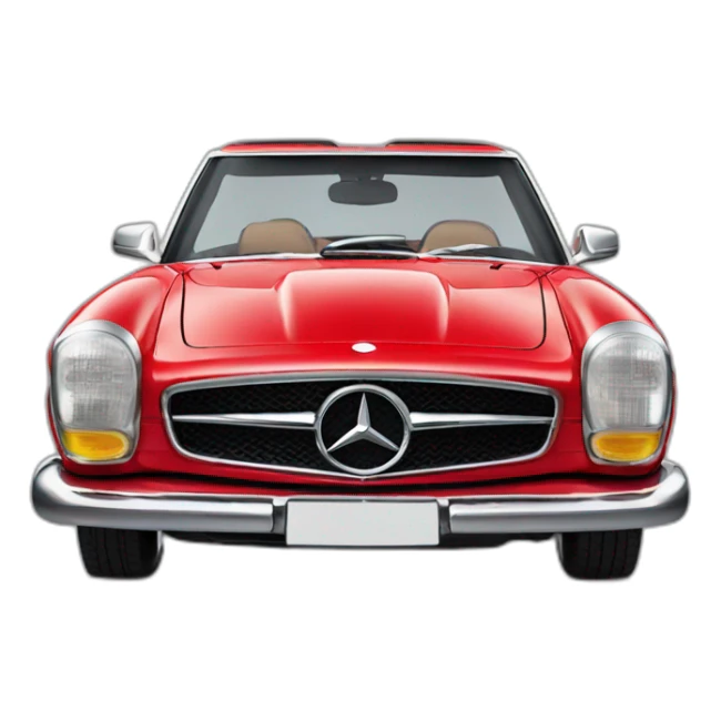 mercedes-front-view sticker