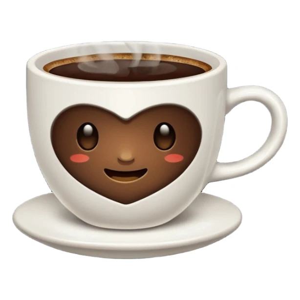 a cup of coffee sticker