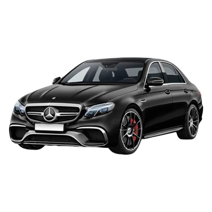Mercedes Benz E 63 S 2017-2023 edition Black Matte sticker