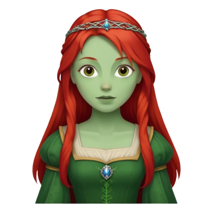 Fiona from the Shrek movie sticker