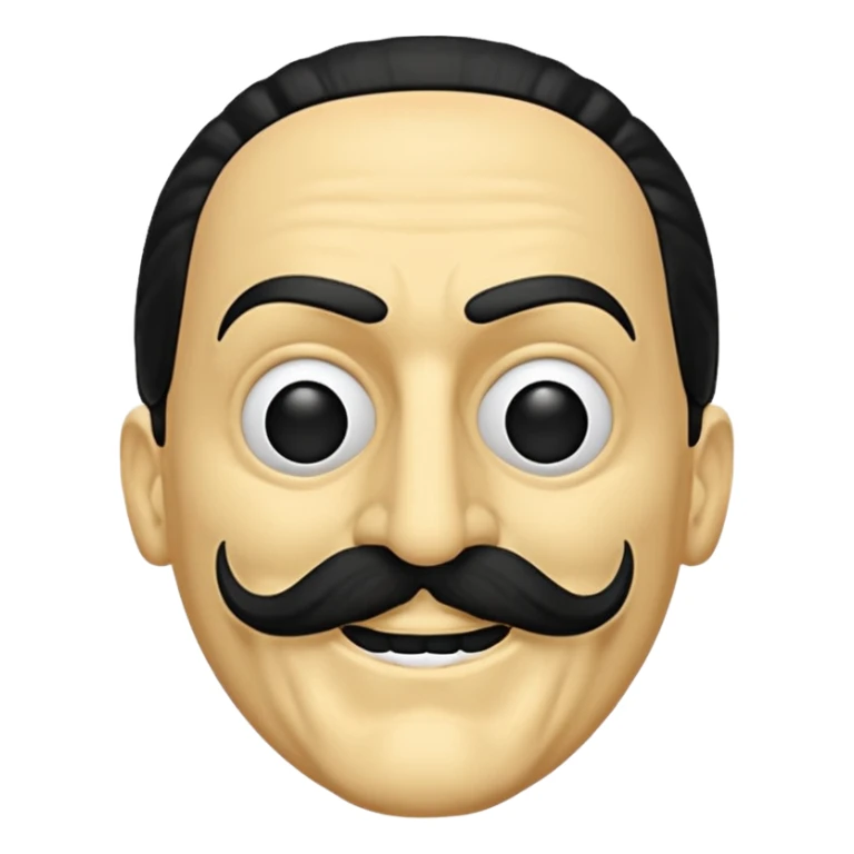 Emoji de la película La casa de papel máscara  sticker