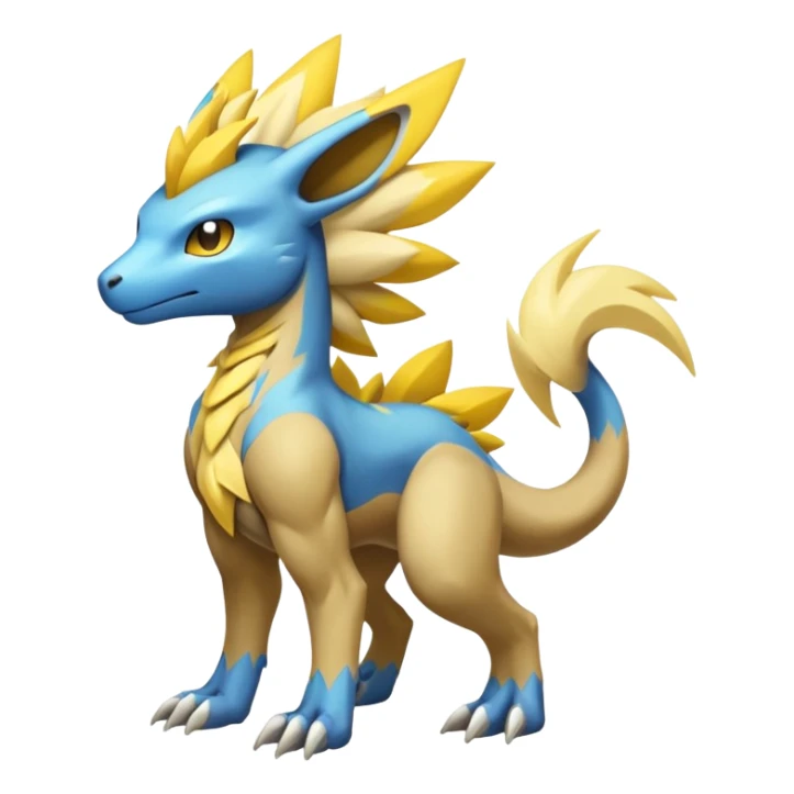 Manectric-Lucio-Fakémon-hybrid-creature (full body)  sticker