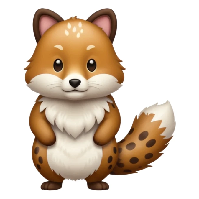 spotted animal sticker