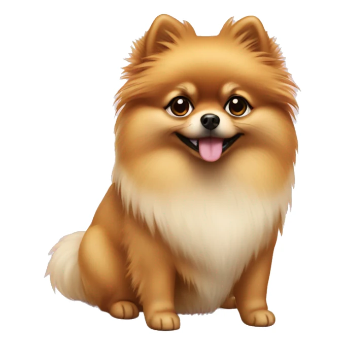 girl -pomeranian sticker