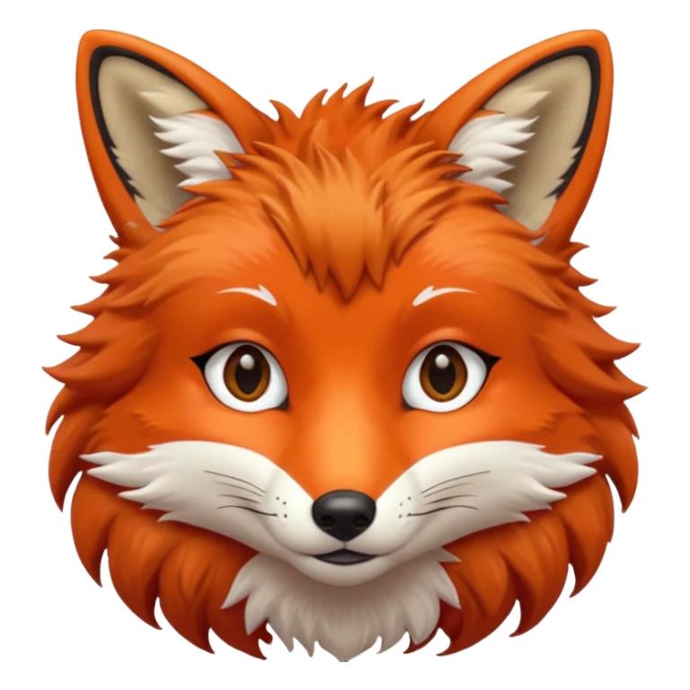 spoted animal fox sticker