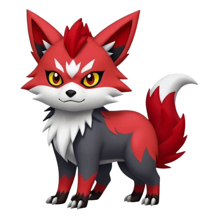 Zoroark-Zangoose-Litten-hybrid-creature sticker