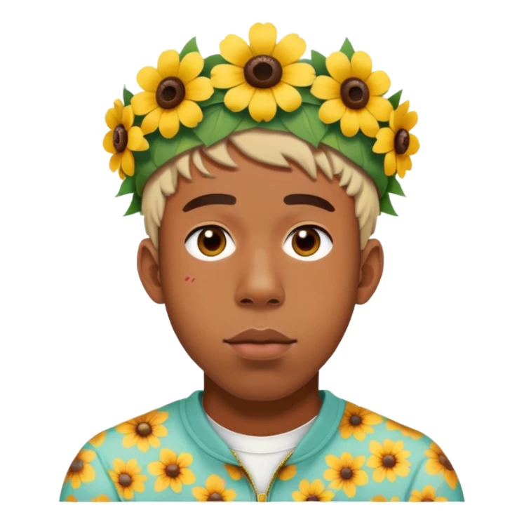 Tyler's flower boy album cover  sticker