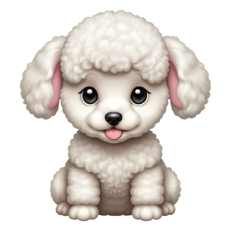 Baby French poodle  sticker
