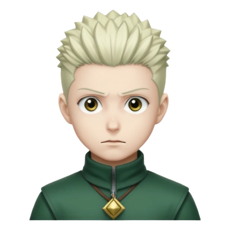 a front view shot of mere from hunter x hunter sticker