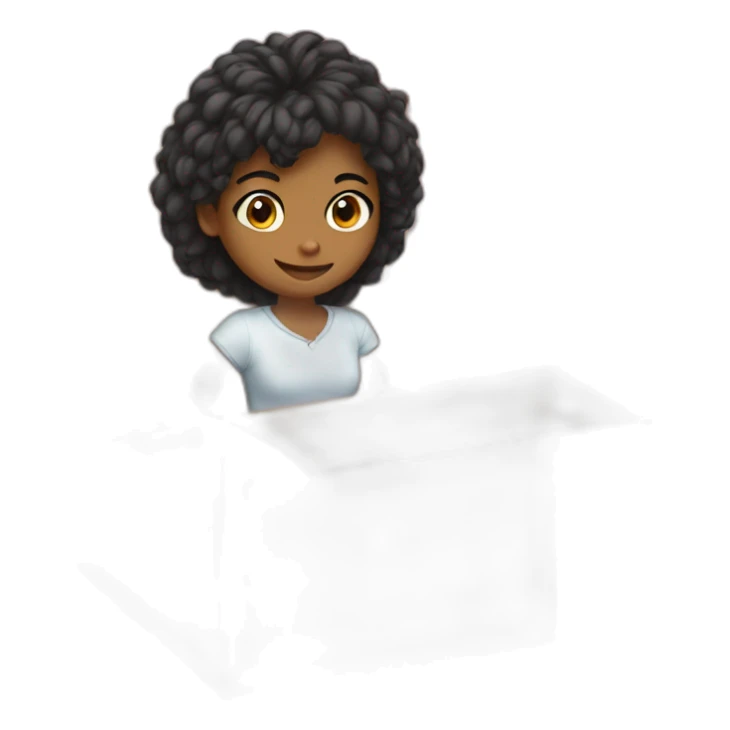 girl in the box sticker